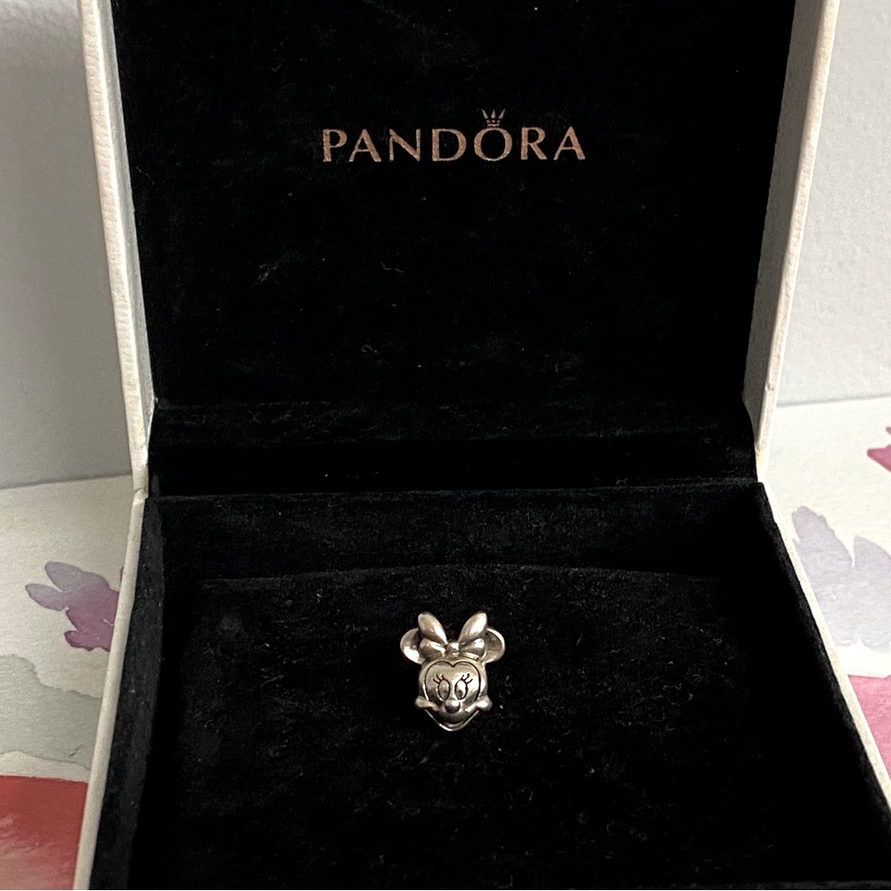 Pandora Minnie Mouse Silver Charm
